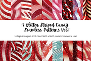 Glitter Striped Candy Seamless, a Pattern Graphic by PrintablesByFranklyn (Thumbnail 3 of 8)
