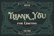Highlander, a Font by Drizy (Thumbnail 12 of 12)