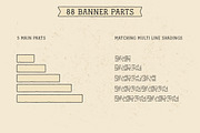 Flat Banner Creator for Illustrator, a Brush Add-On by BAD TASTE (Thumbnail 6 of 10)
