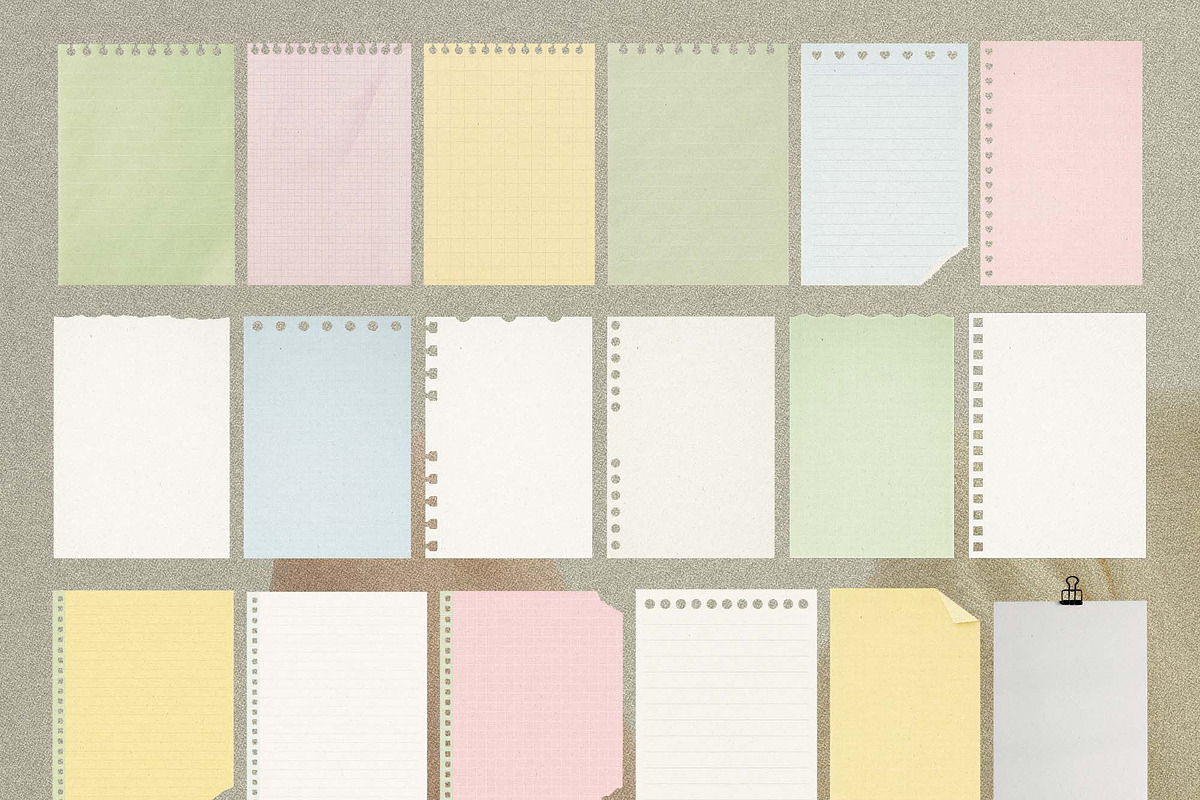 Playful Pastel Stationery, an Object Graphic by DigARTbyHavroshka (Photo 8 of 12)