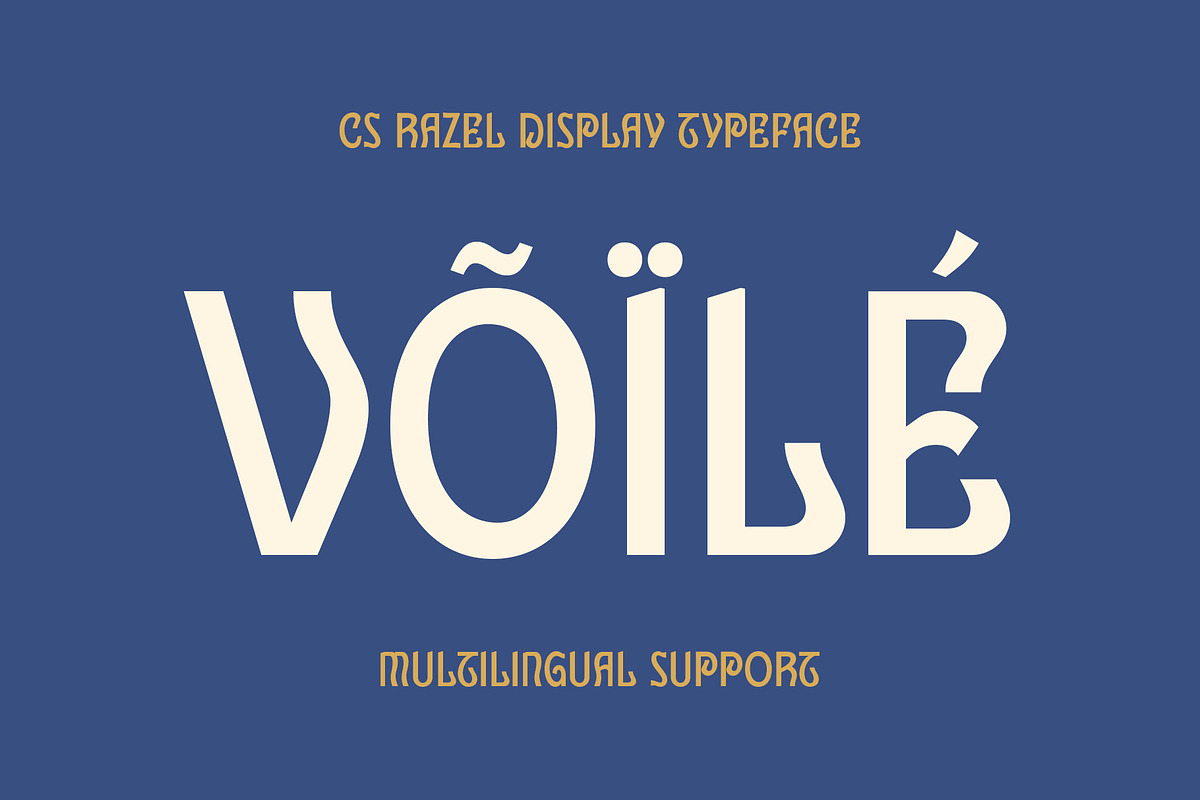 CS Razel – Art Nouveau Font, a Sans Serif Font by Craft Supply Co. (Photo 4 of 8)