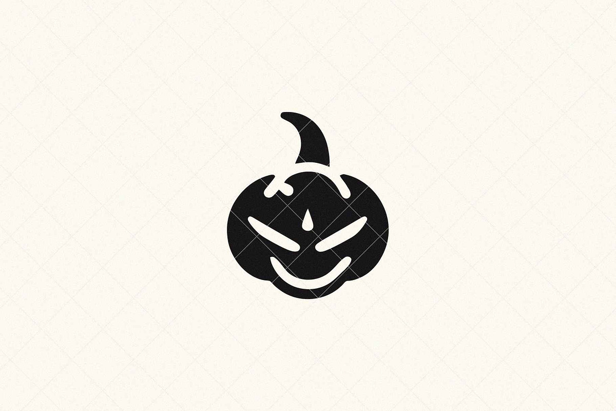 Spooky Pumpkin Icon, a Seasonal Illustration by Vectorium Studio (Photo 1 of 3)