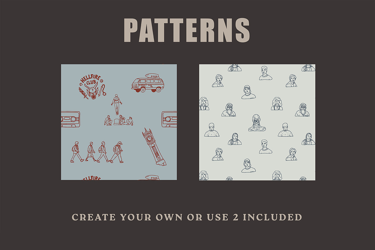Stranger Things bundle, an Object Graphic by Lisa Mill (Photo 7 of 8)