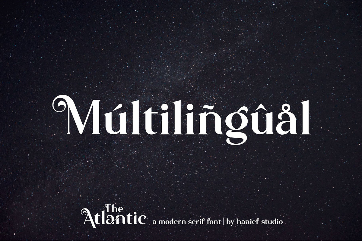 The Atlantic//Modern Serif Font, a Serif Font by HanzelSpace Studio (Photo 9 of 11)