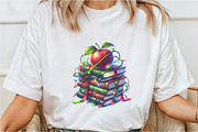 Christmas Books With Apple Clipart, a Seasonal Illustration by Rose Art (Thumbnail 5 of 7)