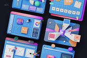 3D Screen Illustration Pack, a Templates & Theme by Framley (Thumbnail 3 of 4)