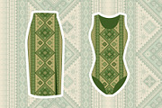 Mustard Green Native Ethnic pattern, a Pattern Graphic by ThaiByGaew (Thumbnail 4 of 5)