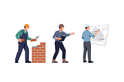 Construction Worker Vector Bundle, a Person Illustration by Rizenight (Thumbnail 2 of 3)