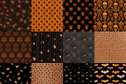Black Copper Halloween Digital Paper, a Pattern Graphic by LA Design (Thumbnail 4 of 10)