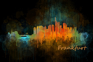 10x Files Pack Frankfurt Skylines