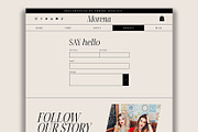 Wix Website Template ECommerce Shop, a Wix Template by Peaches Design (Thumbnail 7 of 7)