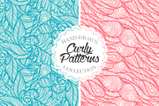 Curly patterns set, a Pattern Graphic by Dreaming_Lucy (Thumbnail 2 of 4)