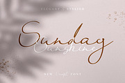 Sunday Sunshine - Handwritten Script, a Script Font by AndrewPixel (Thumbnail 1 of 9)