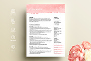 creative resume template ms word, a Resume Template by PinkJellyfish (Thumbnail 2 of 6)
