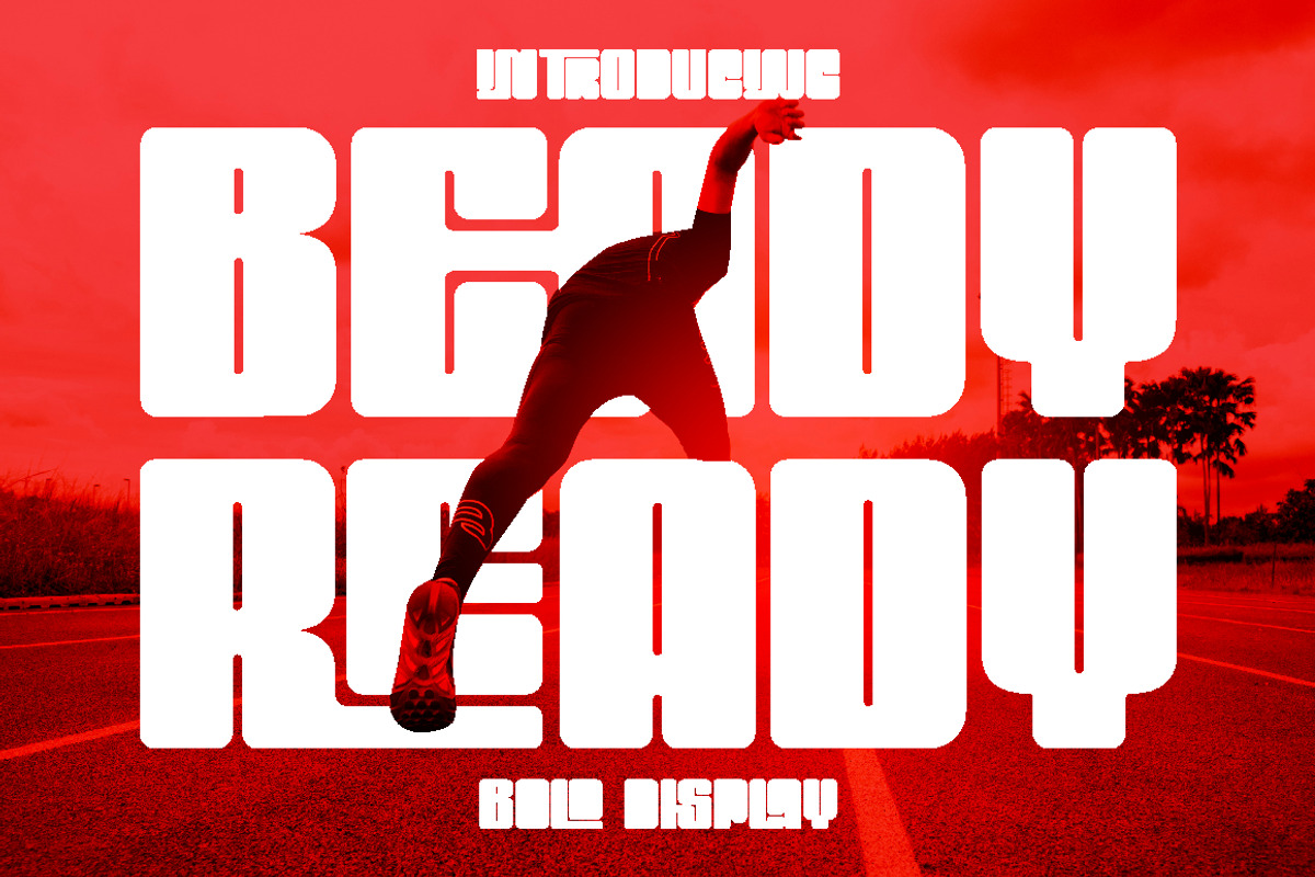 Beady Ready - Bold Display Font, a Sans Serif Font by PutraCetol Studio (Photo 1 of 11)