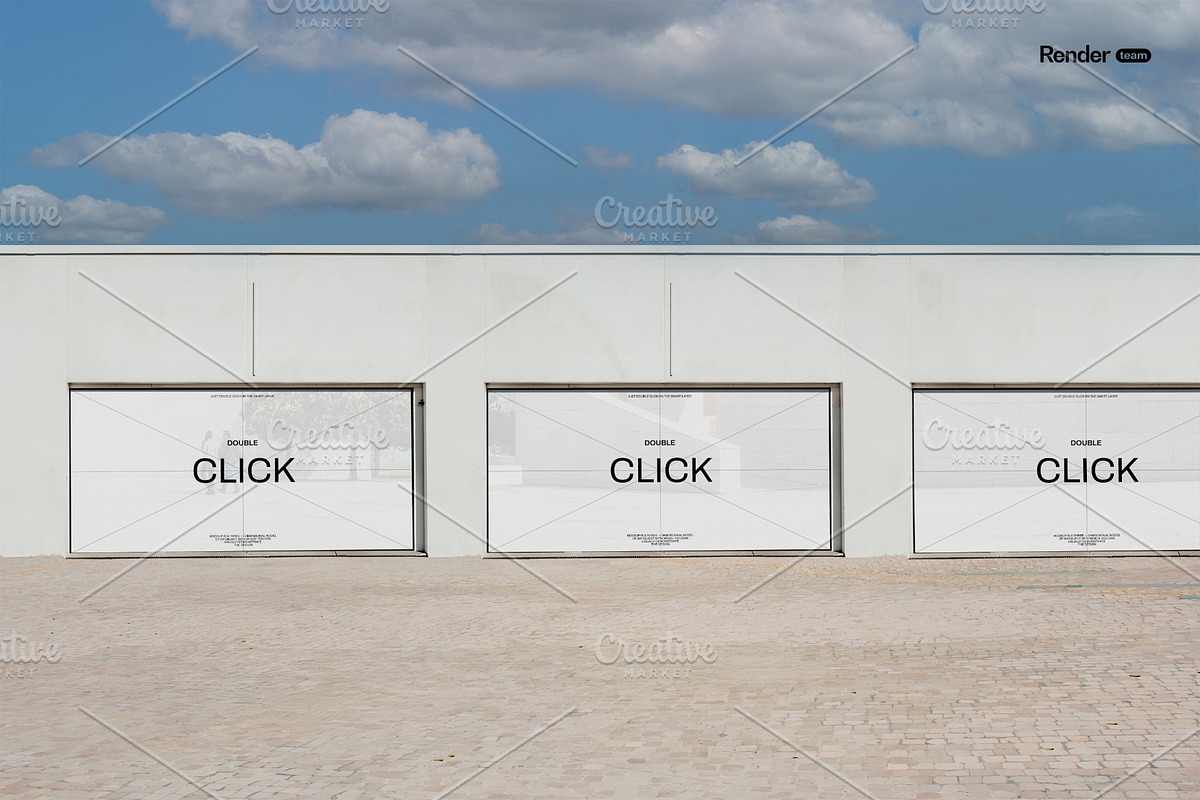Poster and Billboard Mockup Set, an Advertising Mockup by Renderteam (Photo 8 of 12)