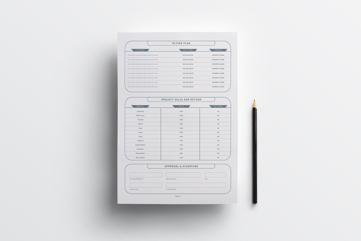 Strategic Plan | MS Word & Indesign, a Stationery Template by obayes (Photo 5 of 5)