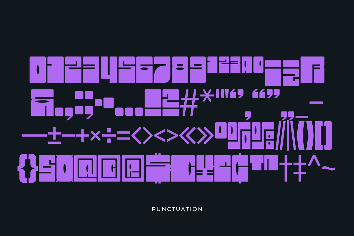 Heavy Block - A Chunky Display Font, a Sans Serif Font by Ainun Jinan (Photo 10 of 10)