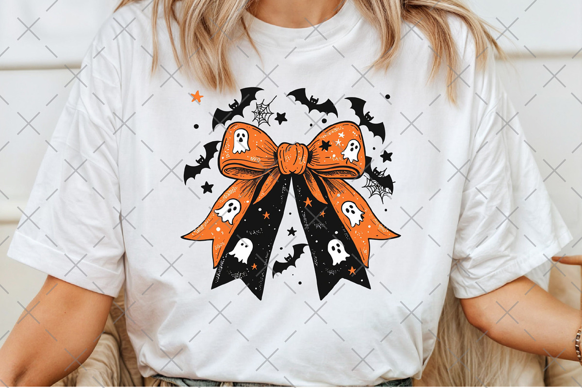 Spooky Bow PNG, an Illustration by Craft Nest (Photo 6 of 6)