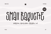Small Baguette - Display Font, a Slab Serif Font by Diacritics (Thumbnail 1 of 5)