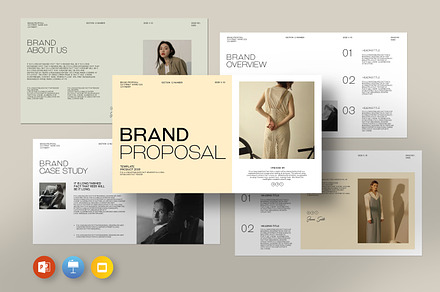 Brand Proposal Presentation Template, a Presentation Template by evgenystudio