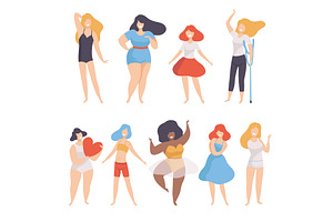 Collection of Women of Different, a Person Illustration by TopVectors