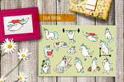 Cute unicorns. Hand drawn set, an Object Graphic by Alena Kaz (Thumbnail 3 of 7)