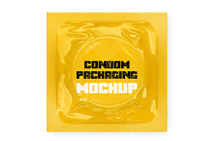 Condoms Packaging Mockup