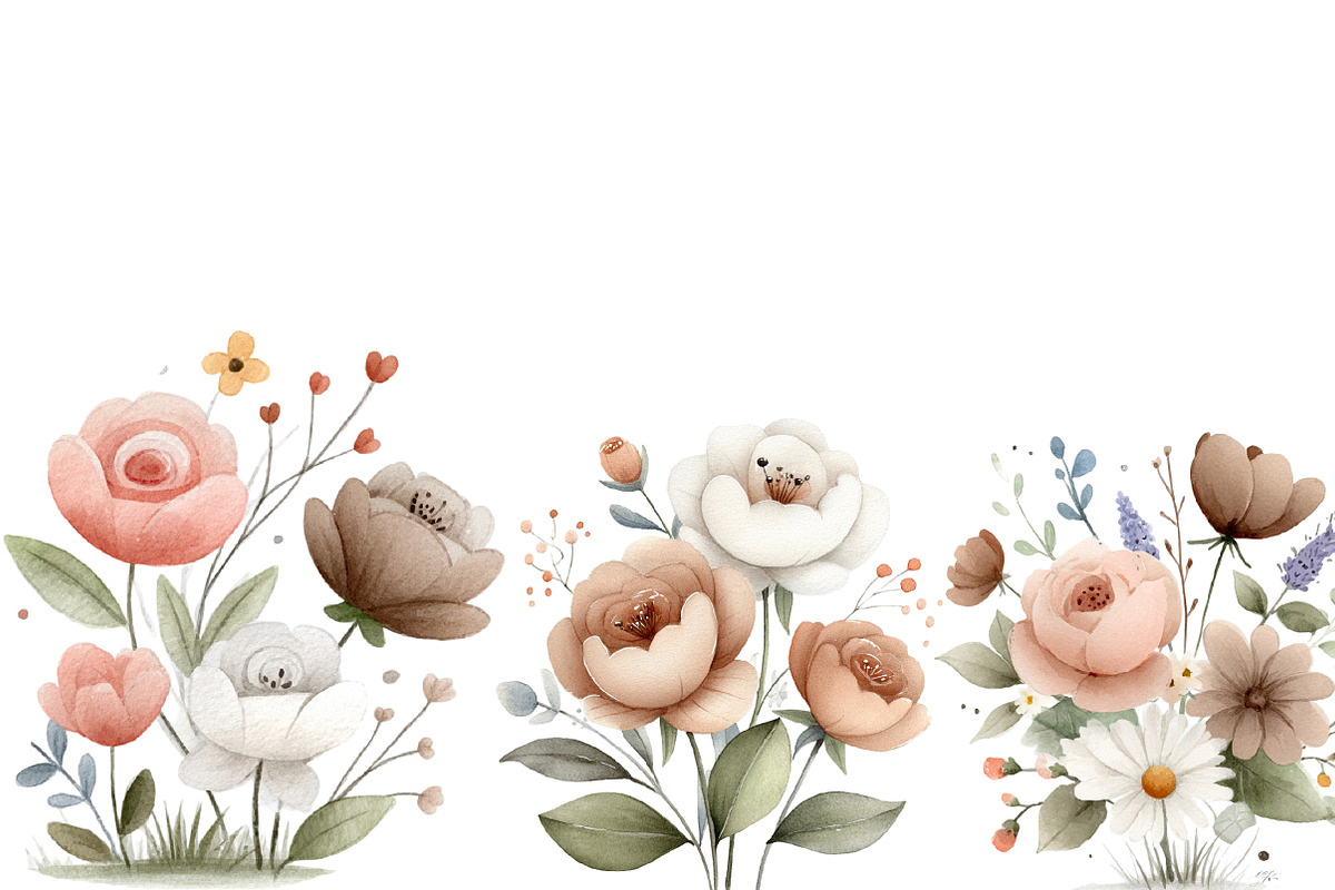Watercolor Spring Clipart, an Illustration by Designworld (Photo 5 of 5)