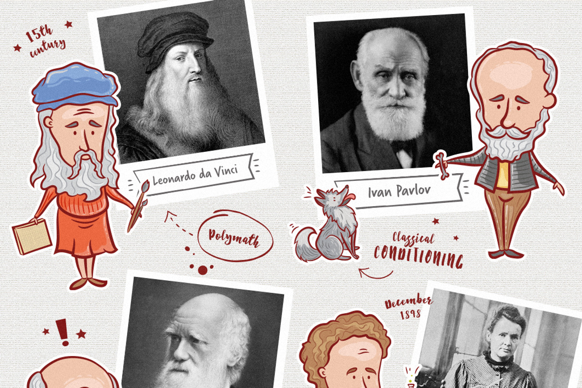 Famous scientists • Volume 2, an Education Illustration by Yeticrab (Photo 2 of 3)