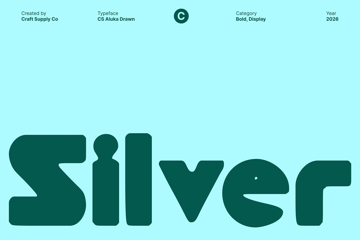 CS Aluka Drawn, a Sans Serif Font by Craft Supply Co. (Photo 2 of 8)
