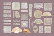 Pearl & Lace: Romantic Collage Kit, an Object Graphic by Anzhelika (Thumbnail 5 of 10)