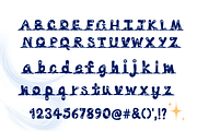 Snow font, a Handwritten Font by JJuta (Thumbnail 6 of 6)