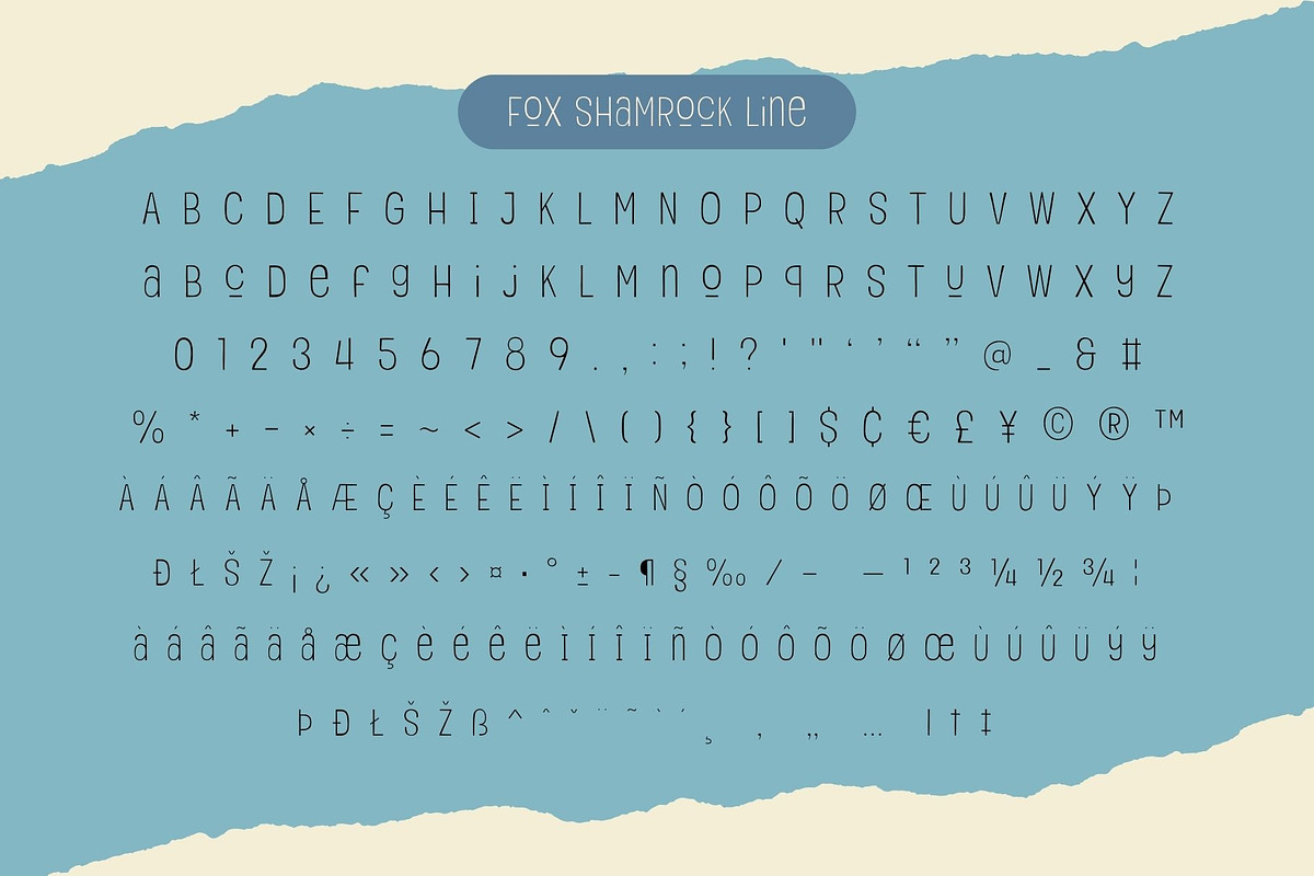 Fox Shamrock : 5 Font Styles, a Handwritten Font by Fox7 By Rattana (Photo 11 of 13)