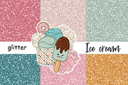 Ice Cream Glitter, a Texture Graphic by GlamArtZhanna (Thumbnail 2 of 3)