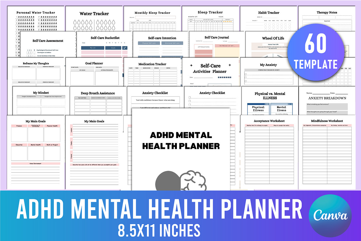 Ultimate ADHD Organization Bundle, a Stationery Template by Shumaya (Photo 7 of 13)