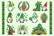 St. Patrick’s Day Gnome Clipart set, a Graphic by T-shirt Pond (Thumbnail 1 of 8)