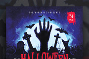 Halloween Party Flyer, a Flyer Template by Verazo (Thumbnail 2 of 2)