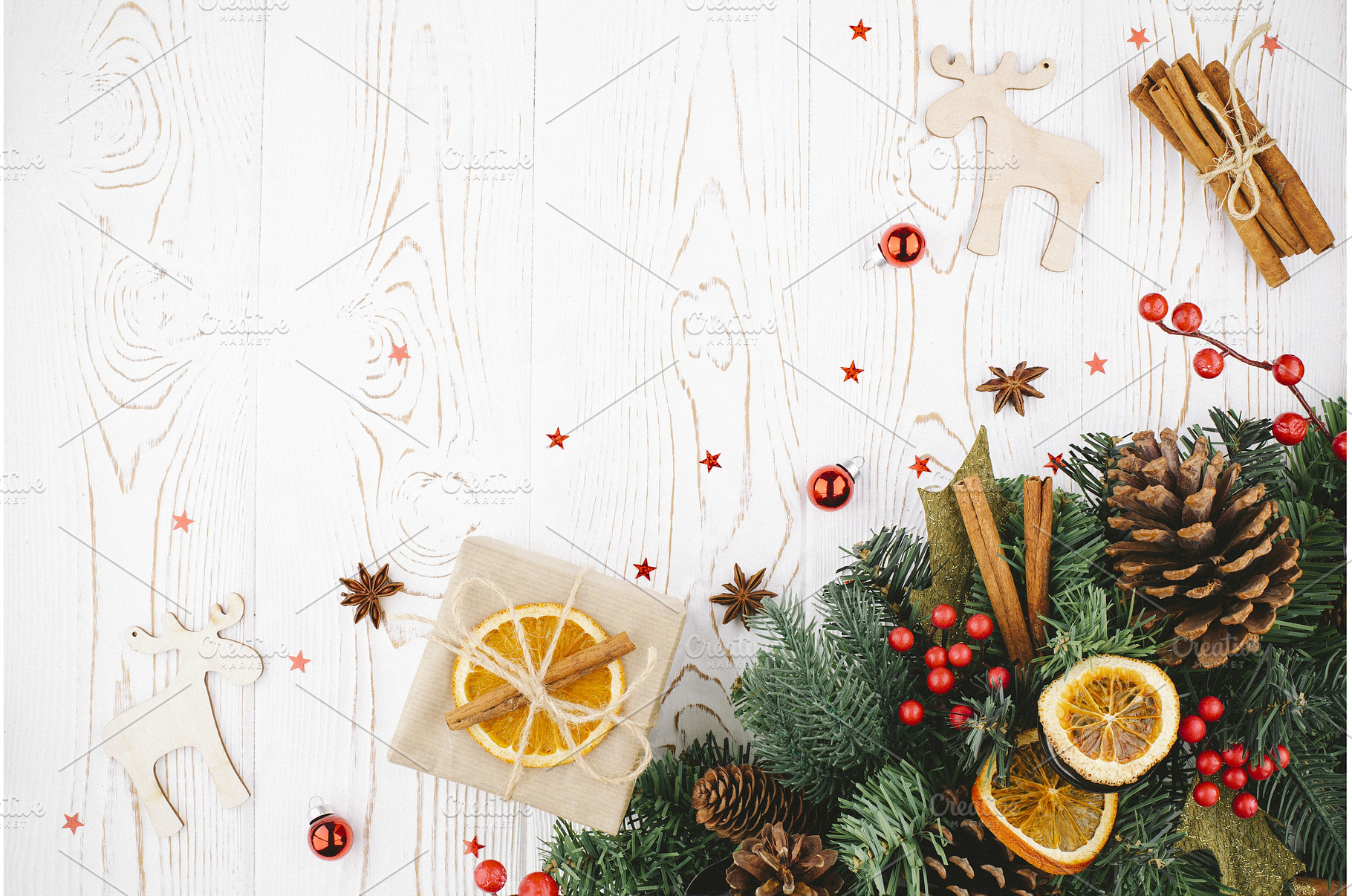 Christmas holiday background with, a Holiday Photo by Diary of impressions