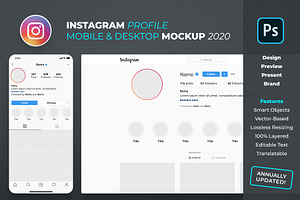 Instagram Profile Mockup