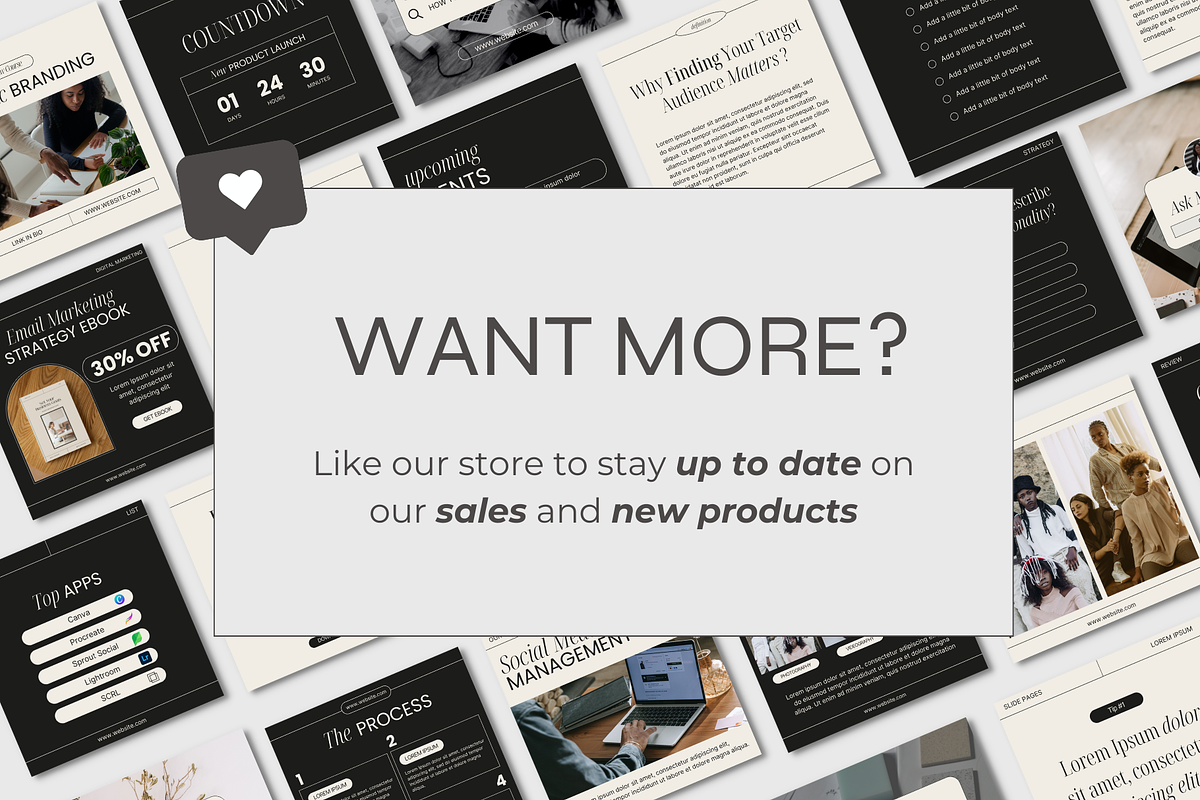 Luxor Agency Social Media Template, a Social Media Template by Artfullyours (Photo 11 of 11)