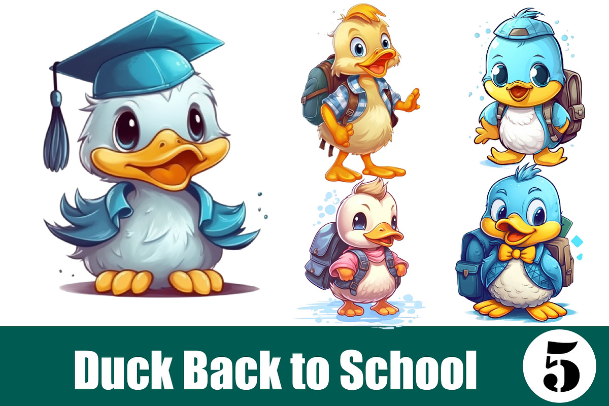 Duck Back to School, an Illustration by Wow Magic