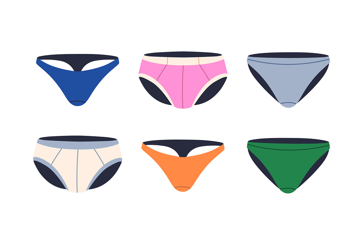 Men underwear, different pants set, an Object Illustration by Good Studio (Photo 4 of 4)