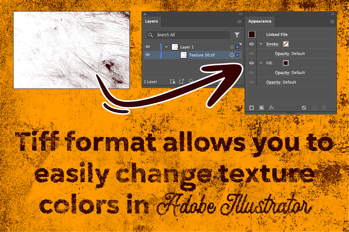 Grunge Tiff Textures for illustrator, a Texture Graphic by PeeperDesignStudio (Photo 4 of 6)
