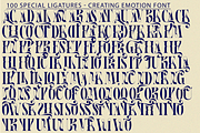 Creating Emotion Font, a Serif Font by 177Studio (Thumbnail 7 of 8)