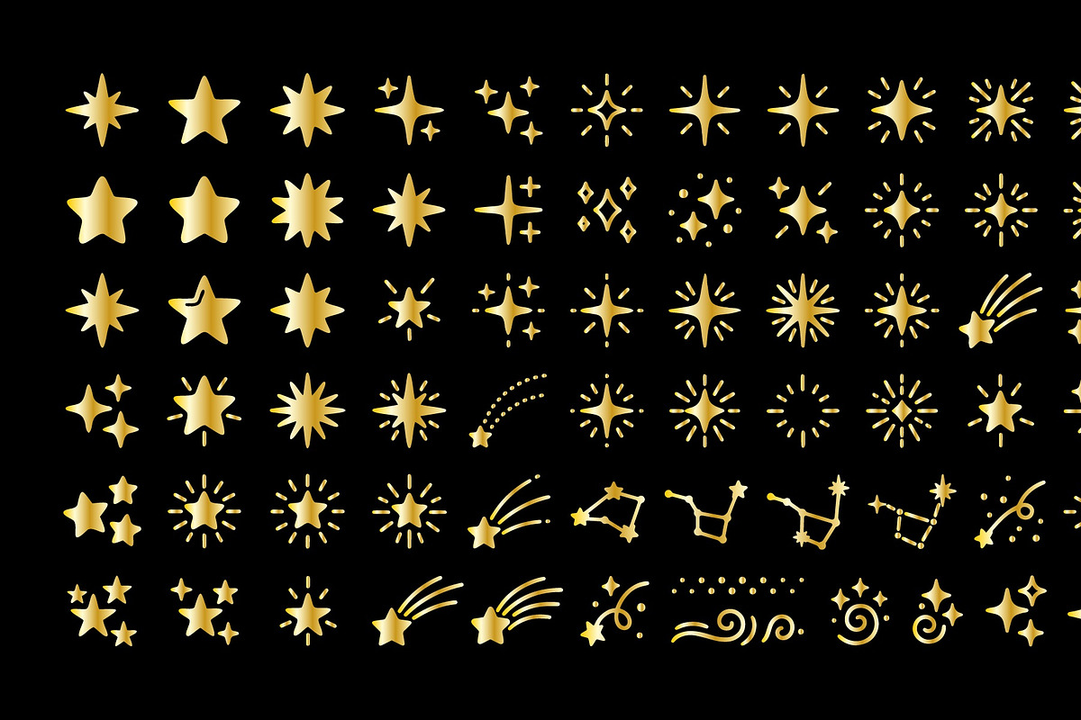 Hand Drawn Star and Sparkles Doodles, an Object Graphic by zahidhossainalif (Photo 13 of 13)
