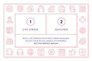 Mega Bundle Vol 7 Line Icons, an Outline Icon by Made by Made (Thumbnail 3 of 9)