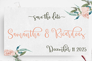 Samantha, a Script Font by Meutuwah (Thumbnail 5 of 7)