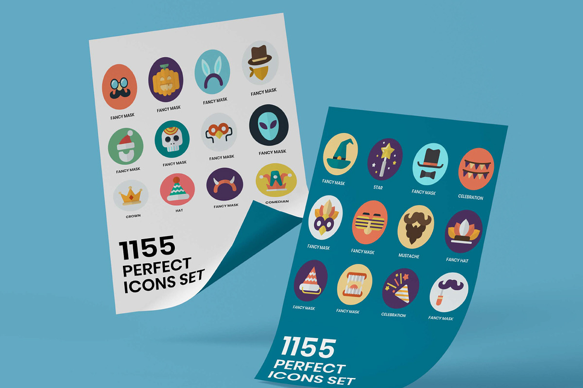 1155 PERFECT ICONS SET, an Outline Icon by Toonsteb (Photo 7 of 26)
