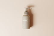 Travel Size Mini Pump Bottle Mockup, a Packaging Mockup by MockupFree.Net (Thumbnail 8 of 8)